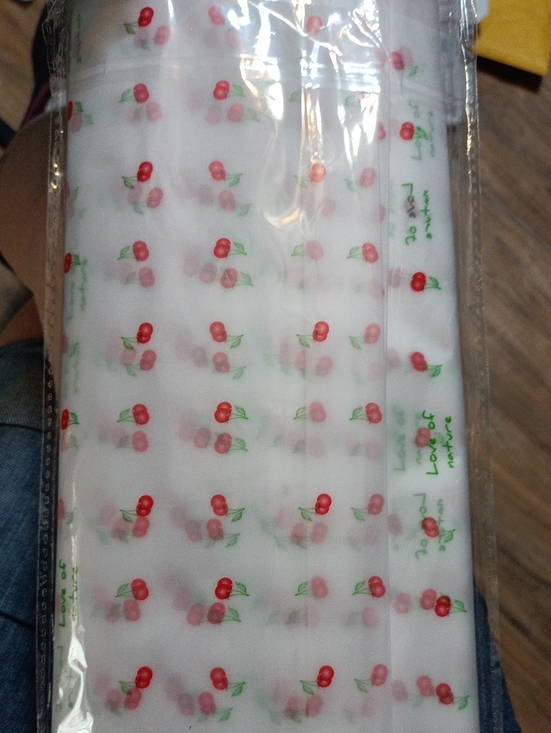 Other - 8 Piece Cherry Print Shoe Bags